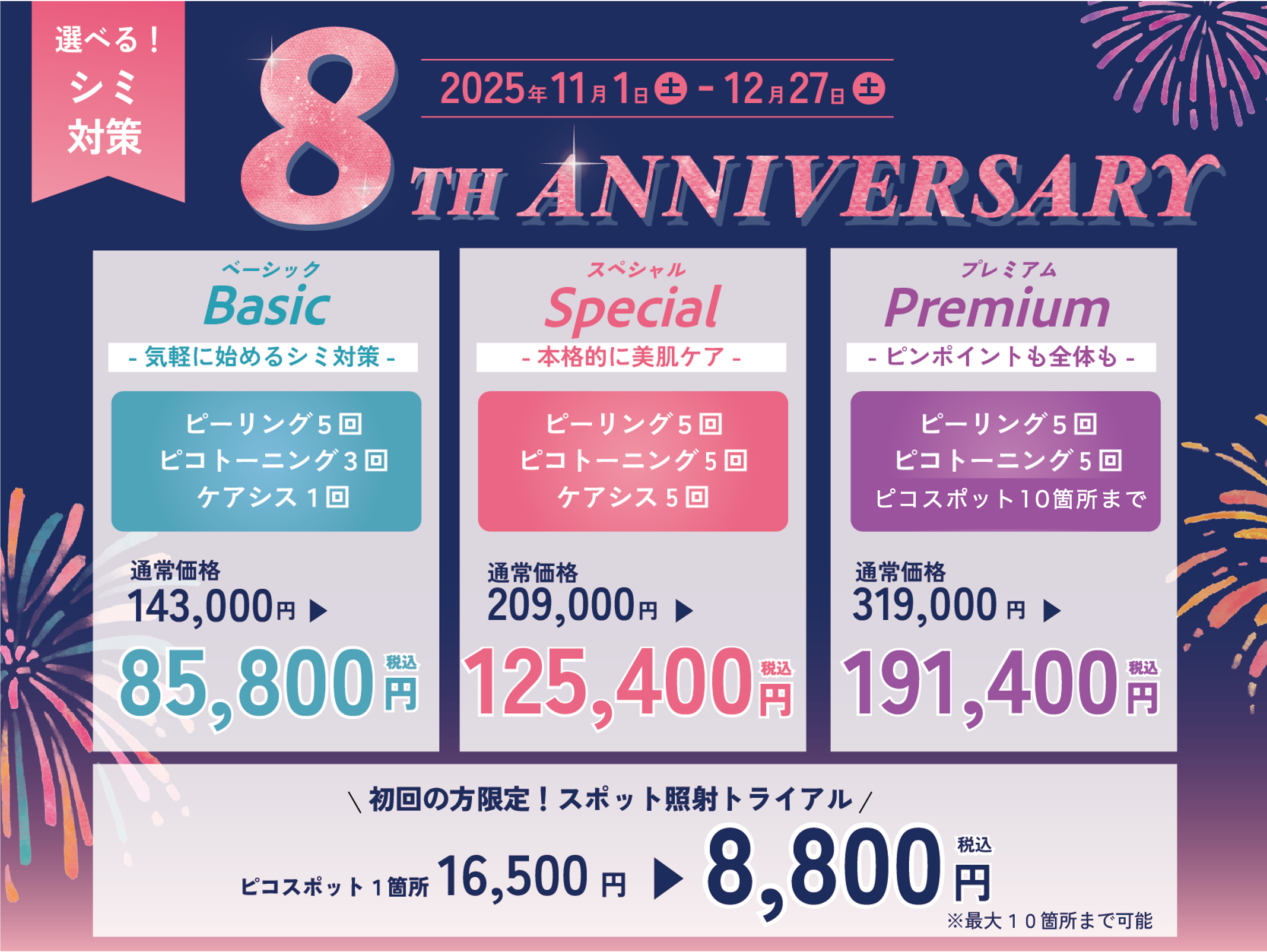 ８周年キャンペーン